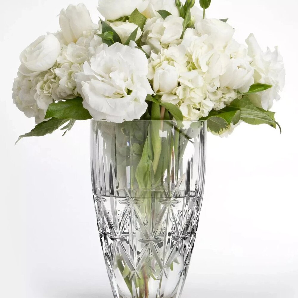 Marquis by Waterford Crystal Marquis Sparkle Flower Vase - Made in Germany
